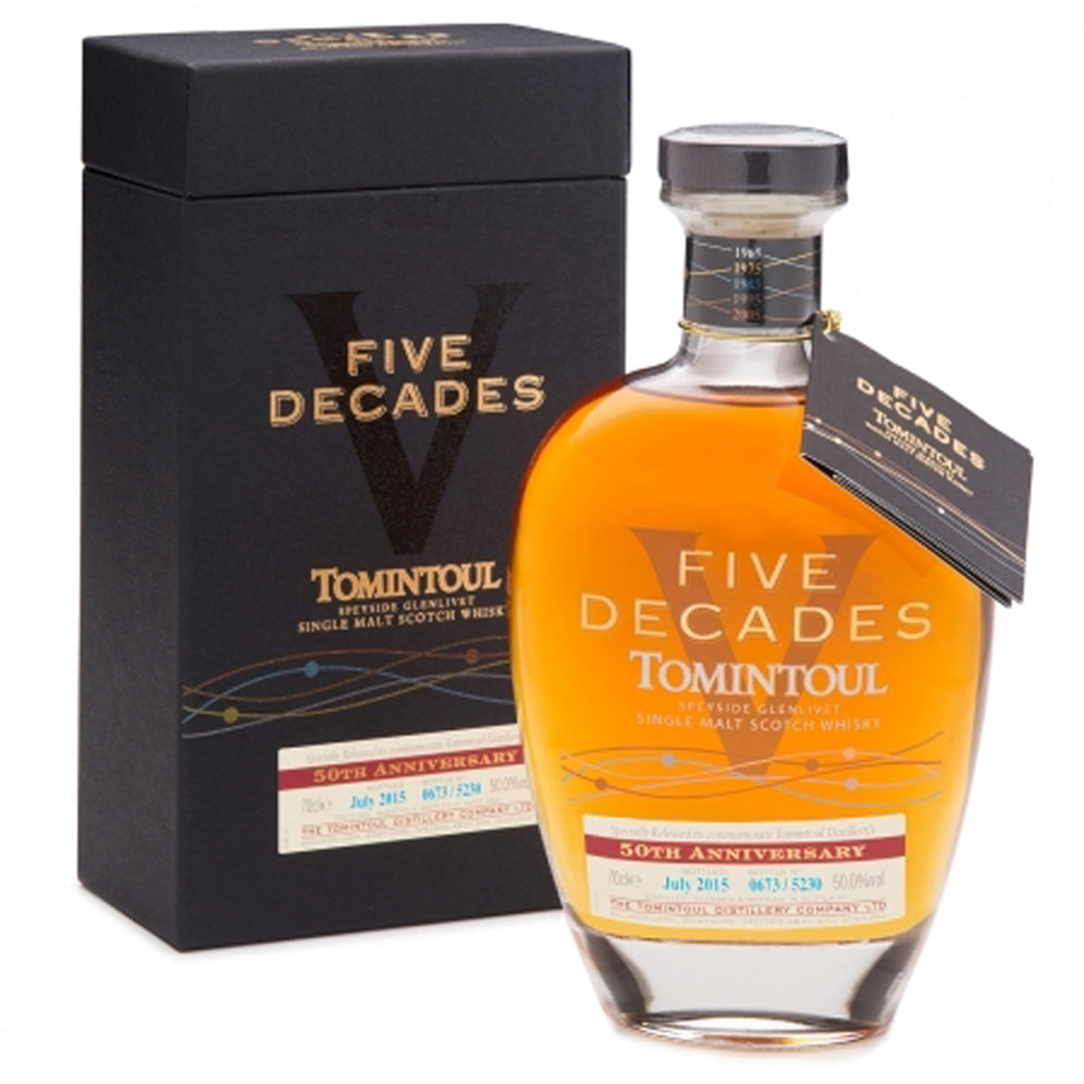 FIVE DECADES SPEYSIDE GLENLIVET SINGLE MALT