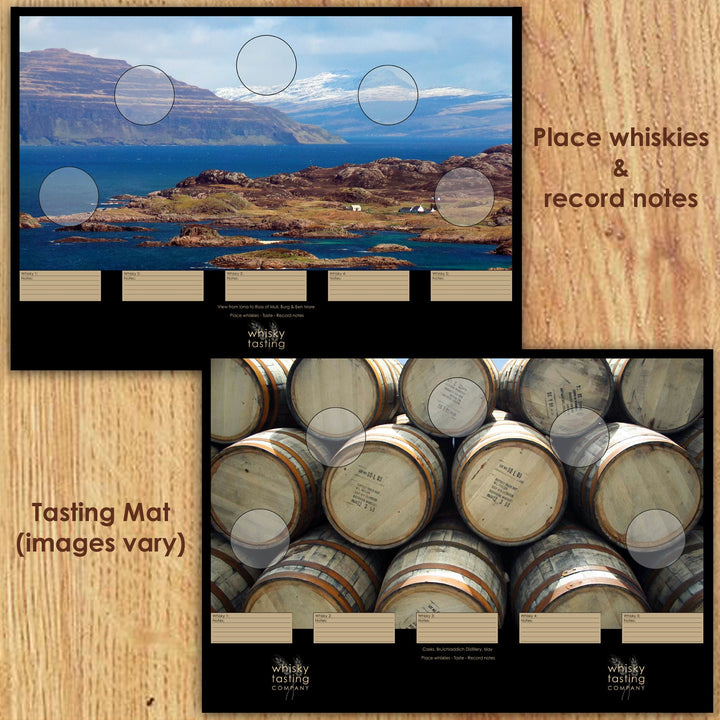 Whisky tasting mat