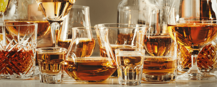 whisky glasses