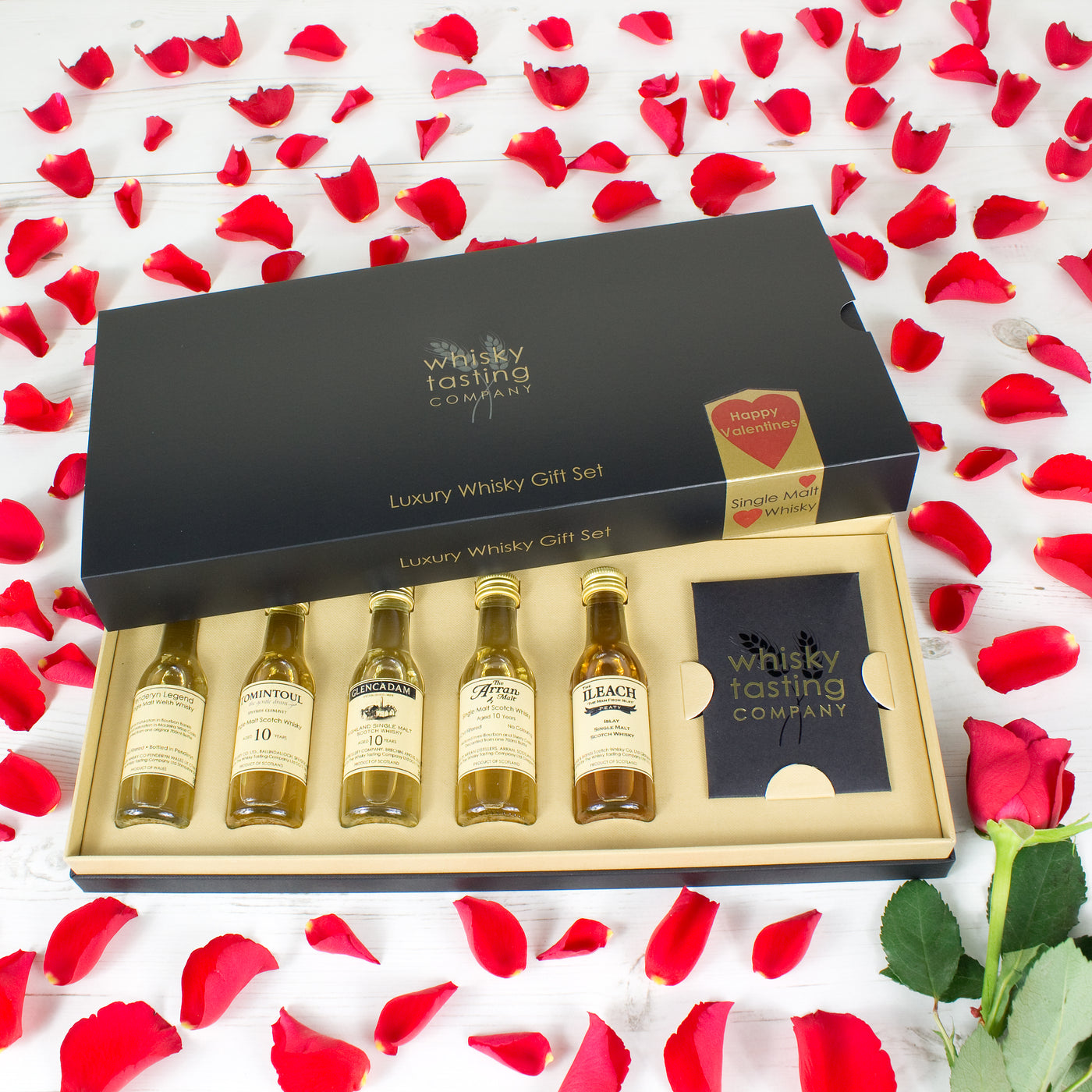 Valentines Whisky Sets and Whisky Cards