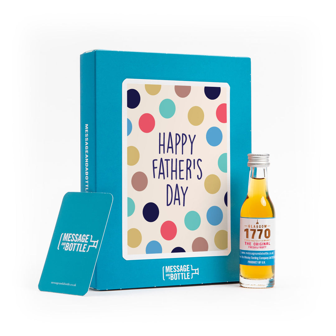 5 Bottle Single Malt Set with Fathers Day Whisky Card