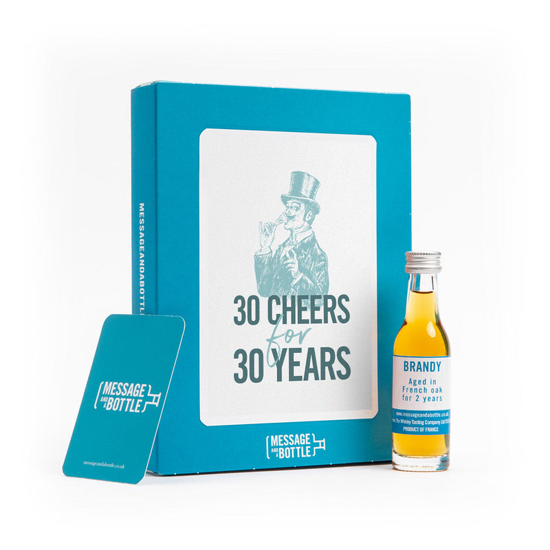 30 Cheers for 30 years with gentleman drinking