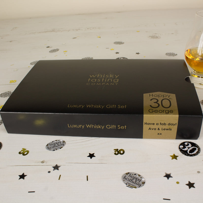 3-bottle 30th birthday whisky set