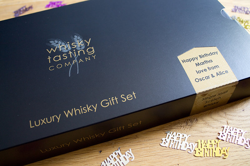 Personalised whisky gift set