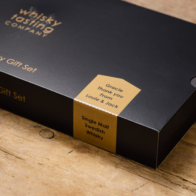 Personalised Mackmyra Swedish whisky gift