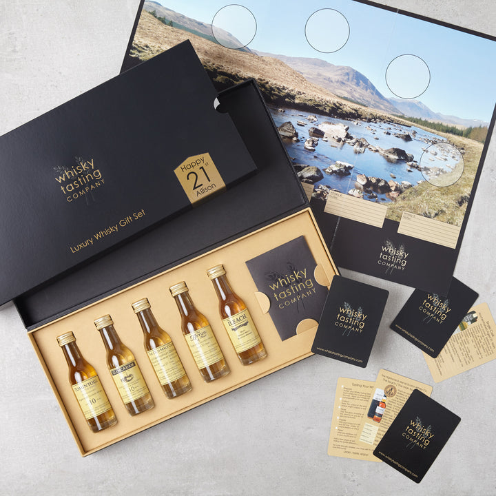 Birthday personalised whisky gift set